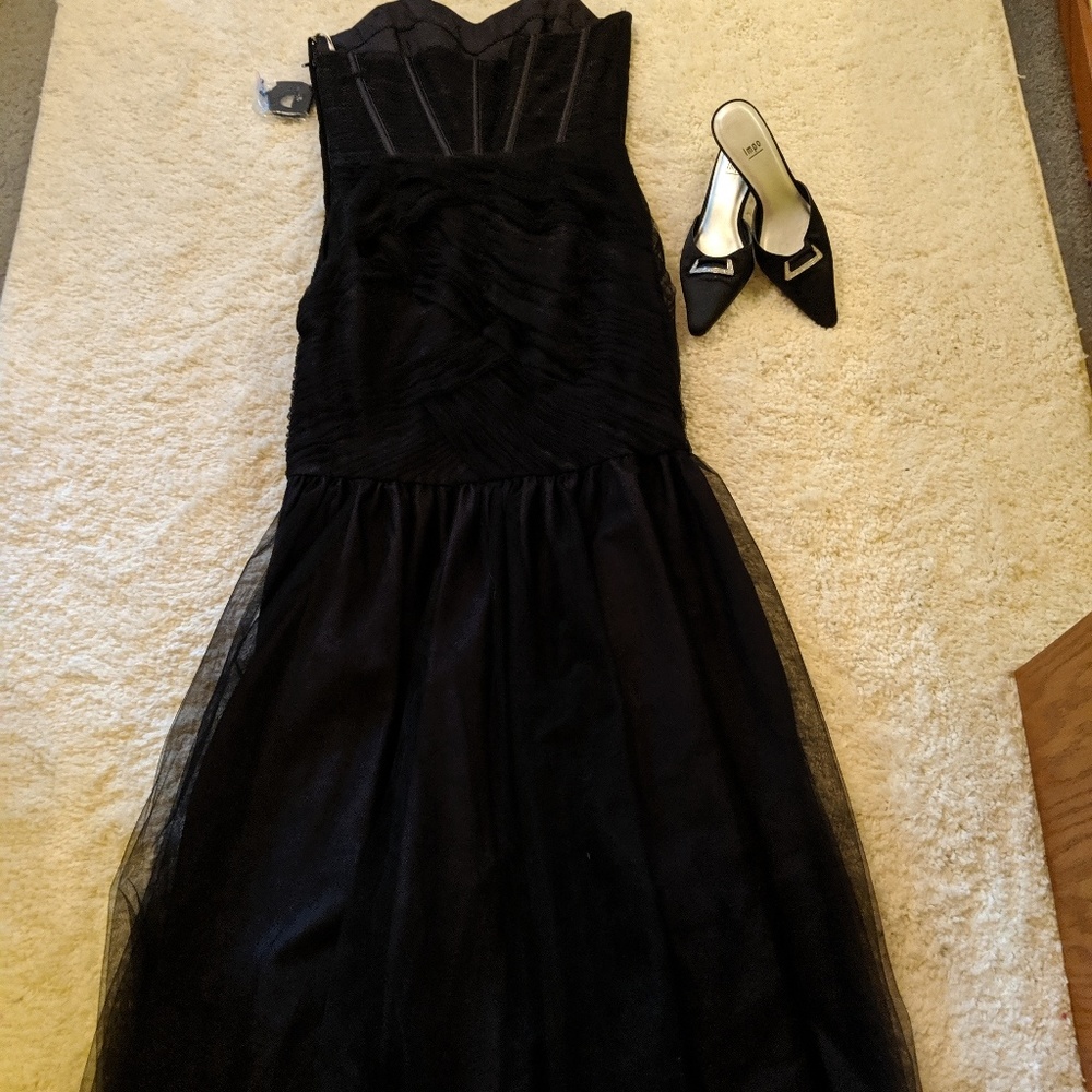 Mermaid tulle rushed top gown w boning